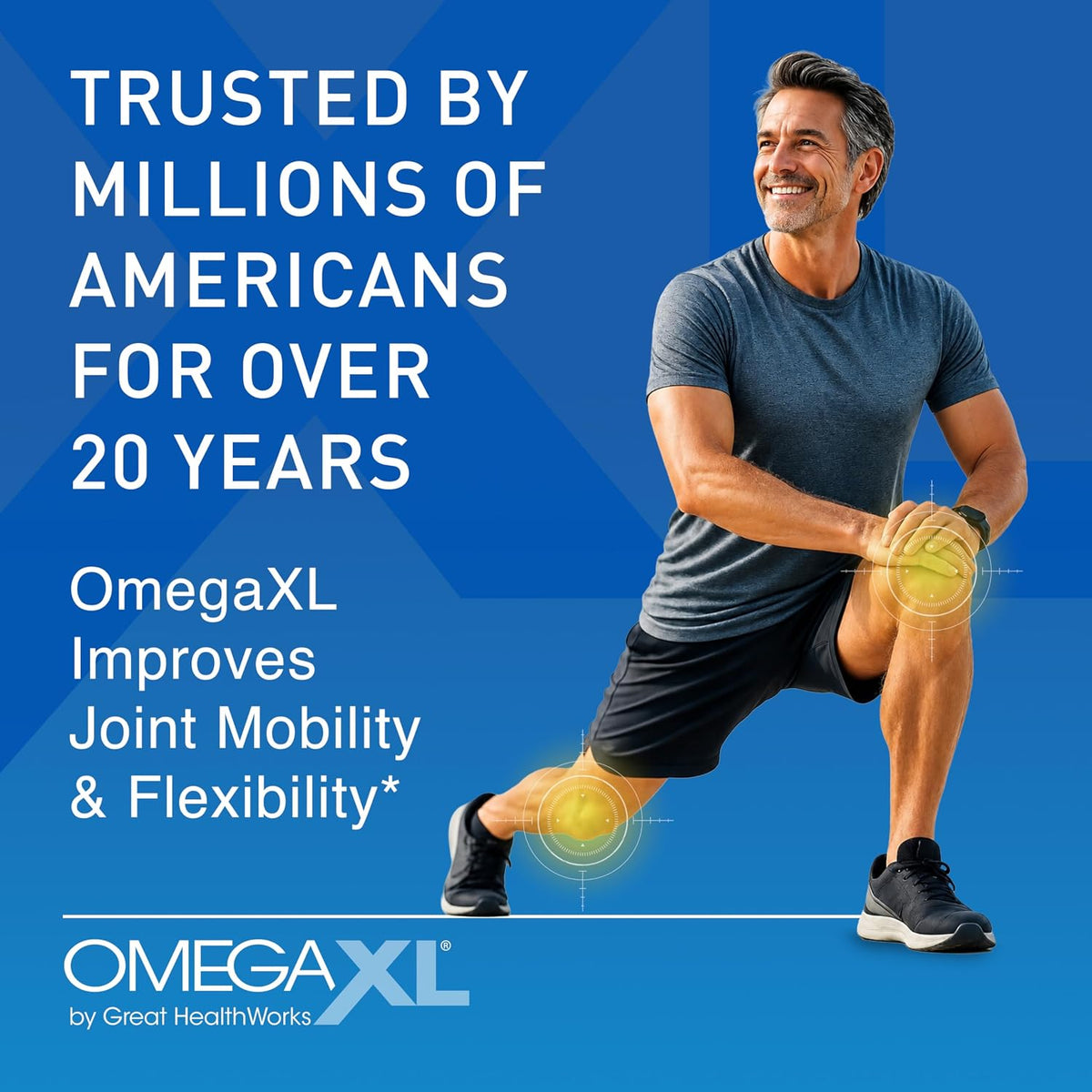 OmegaXL Joint Support Supplement, | Green Lipped Mussel Oil, Soft Gel Pill, Natural Joint and Muscle Support Supplement, Clinically Supported, Non-GMO, Drug-Free