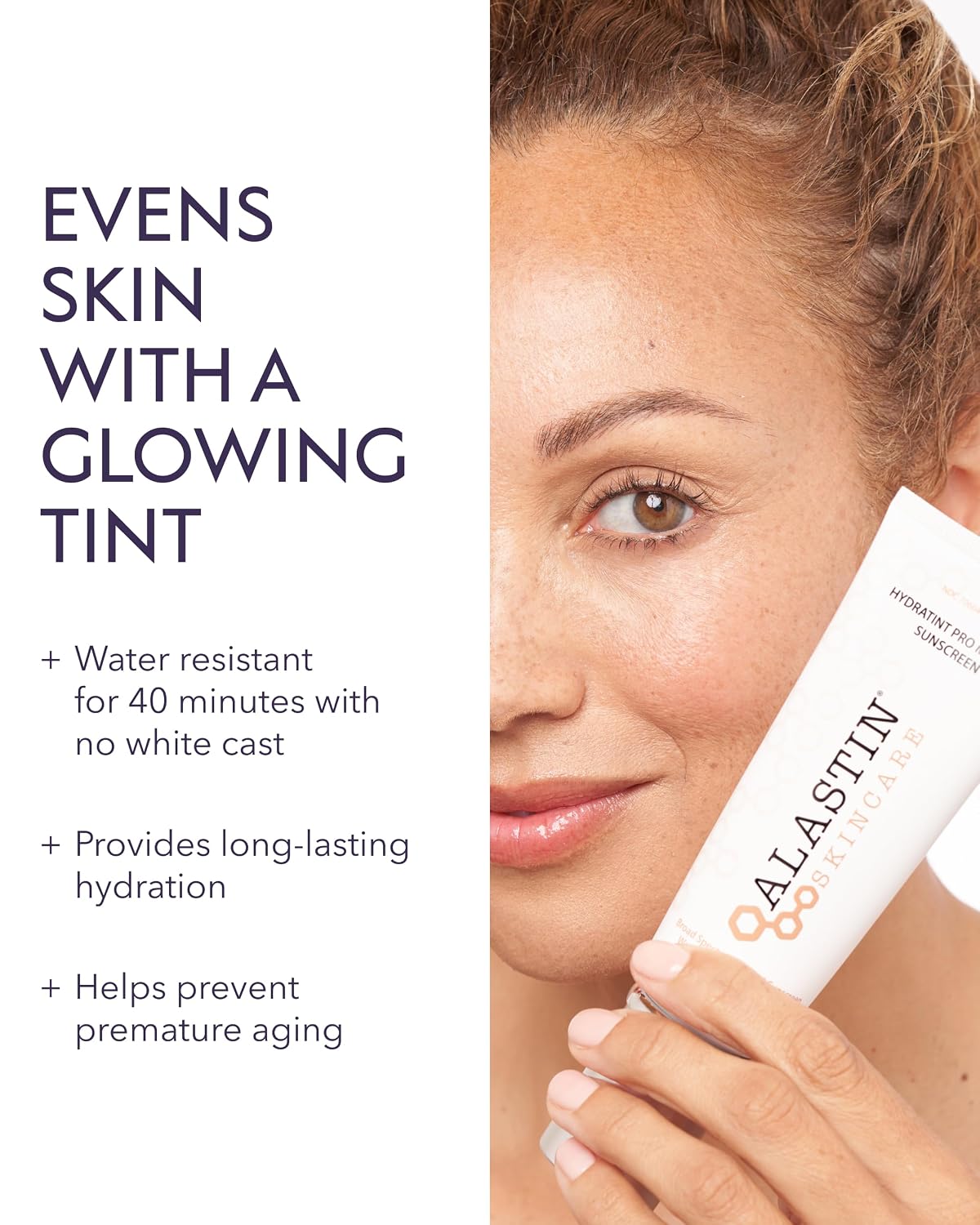 ALASTIN Skincare HydraTint Pro Mineral Tinted Sunscreen SPF 36 (3.2 oz) | 2-in-1 Daily Sunblock Moisturizer for Ultimate Protection and an Even Glow on Face & Neck, Fragrance-Free, Water Resistant