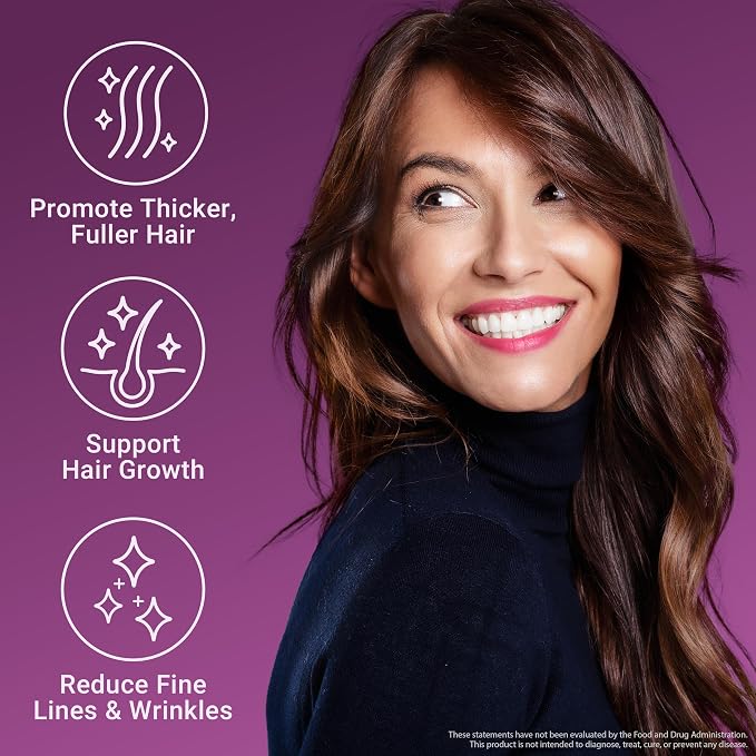 Nature's Bounty Optimal Solutions Hair Growth Vitamin Supplement, 90 Count