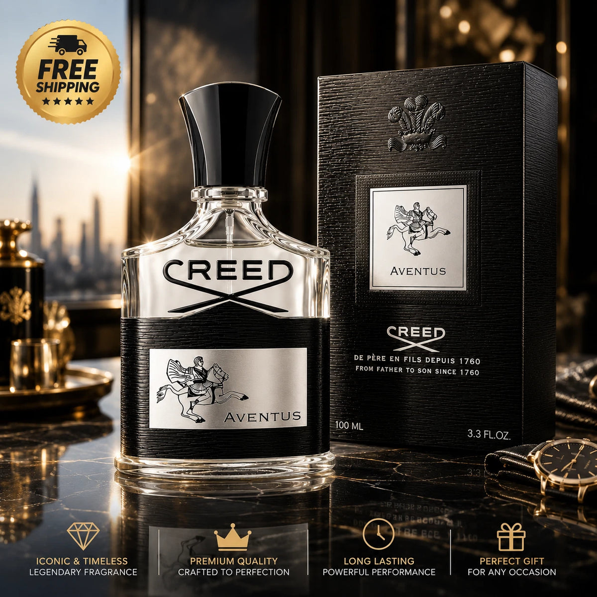 Creed Aventus 3.4 oz 100 ml EDP for men