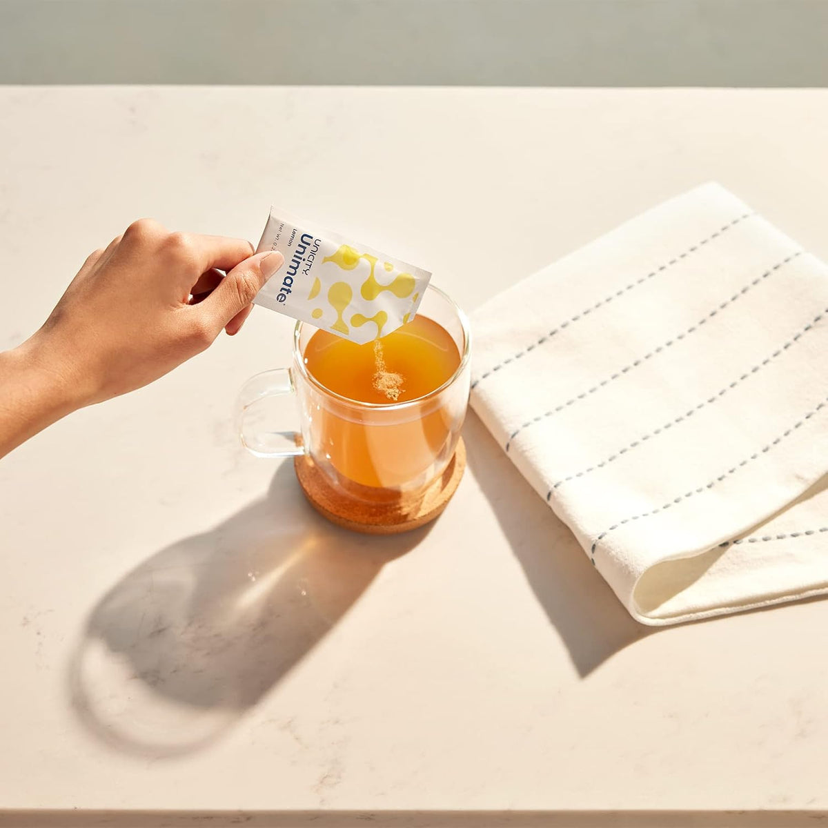Unicity Unimate features a proprietary extract that enhances the benefits of yerba mate, supports satiety, supports cognitive function, and helps you feel great. Have more of the great days with Unimate.