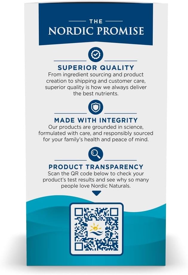 Nordic Naturals Ultimate Omega, 1280mg Omega-3 Fish Oil, Lemon - 180 Count | High-potency Omega-3 Fish Oil with EPA & DHA supports brain & heart health. Non-GMO, burpless formula. 90 servings.