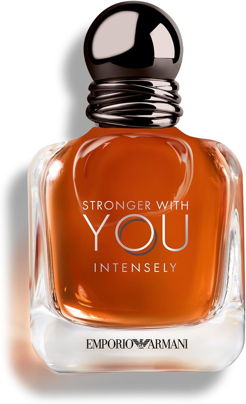 Armani Stronger With You Eau De Parfum | Long Lasting Fragrance with Pink Pepper, Lavender & Vanilla - Iconic Woody Mens Scent Perfect for Date Night 100ml