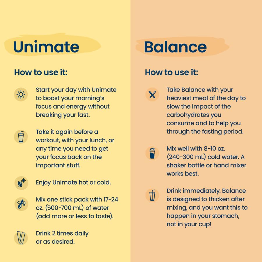 Unicity Feel Great Combo Pack - Orange Balance & Natural Lemon Unimate