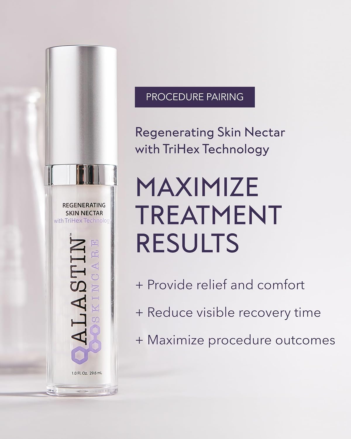 ALASTIN Skincare Regenerating Skin Nectar Face Moisturizer (1 oz) | Hydrating Serum Designed to Maximize Procedure Results, Soothe Skin and Reduce Recovery Time, Suitable for Sensitive Skin