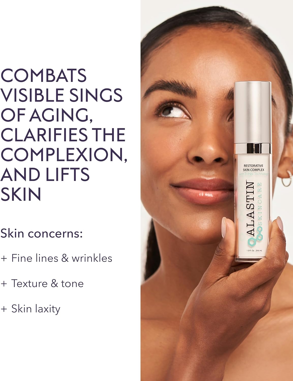 Alastin Skincare Restorative Skin Complex Facial Serum 1 Ounce | Multi-Tasking Face Serum with Magnolol Targets Skin Texture & Tone, Helps Increase Volume, Hydration and Elasticity