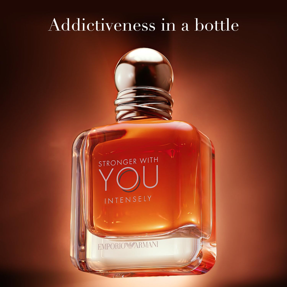 Armani Stronger With You Eau De Parfum | Long Lasting Fragrance with Pink Pepper, Lavender & Vanilla - Iconic Woody Mens Scent Perfect for Date Night 100ml