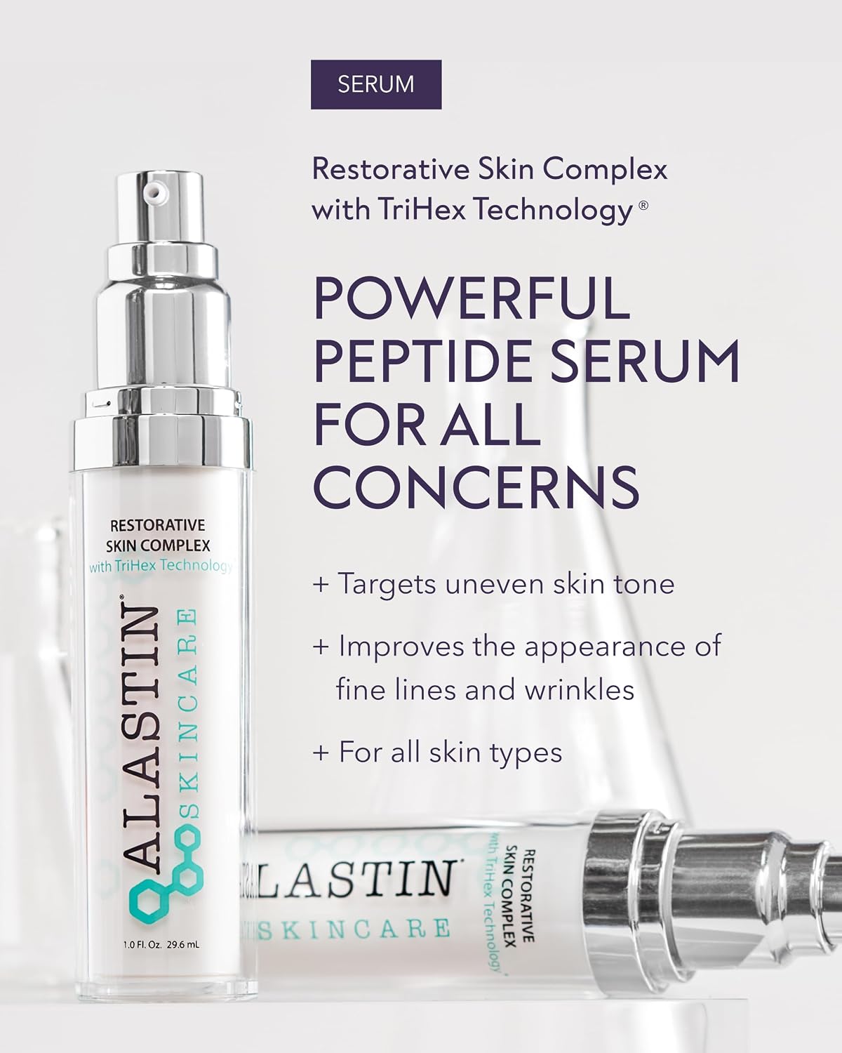 Alastin Skincare Restorative Skin Complex Facial Serum 1 Ounce | Multi-Tasking Face Serum with Magnolol Targets Skin Texture & Tone, Helps Increase Volume, Hydration and Elasticity