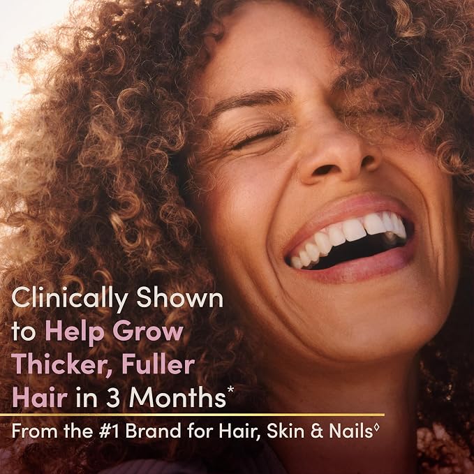 Nature's Bounty Optimal Solutions Hair Growth Vitamin Supplement, 90 Count
