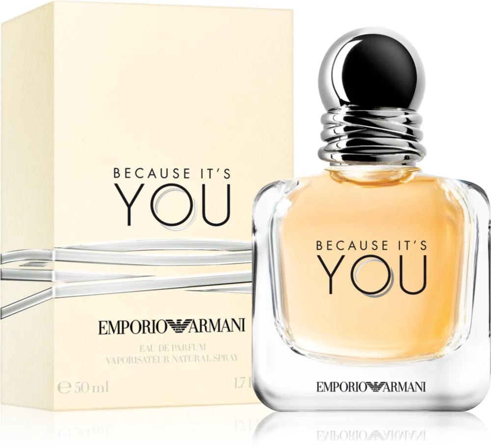 Because It's You Eau De Parfum Spray (Tester) By Emporio Armani 100 ml Eau De Parfum Spray
