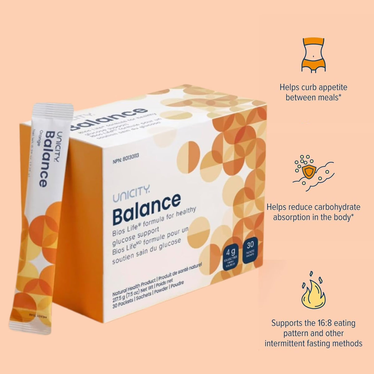 Unicity Feel Great Combo Pack - Orange Balance & Natural Lemon Unimate